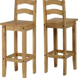 Corona pine bar chairs-0