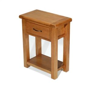 Earlswood oak petite hall table-0