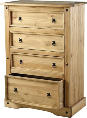Corona 4 drawer chest-0