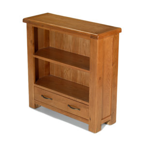 Earlswood low bookcase with drawer-0