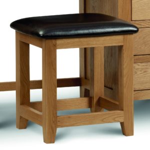 Marlborough Oak single dressing table stool-0