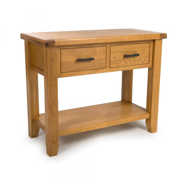 Hampshire oak large console table