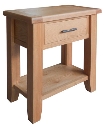 Hampshire oak small console table-0