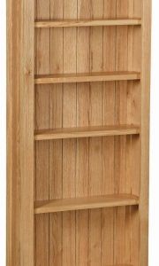 Bergerac Petite Oak large bookcase-0