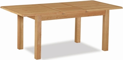 Bergerac Petite Oak small extending table-0