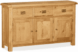 Bergerac Oak large sideboard-0