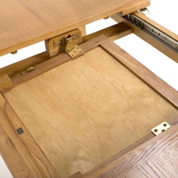 Hampshire oak large extending table - Image 5