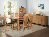 Treviso Oak extra large dining set
