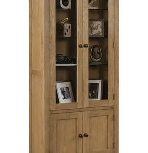 Astro oak glazed display unit