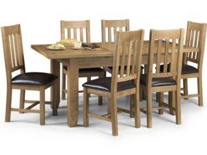 Astro oak extending  dining set