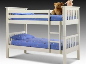 Barcelona white bunk bed