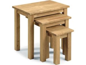 Coxmoor Oak nest of 3 tables
